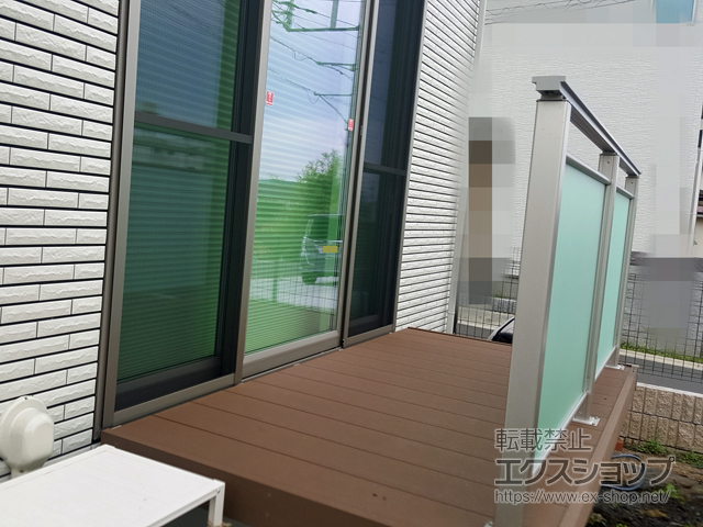 神奈川県秦野市ののウッドデッキ リウッドデッキ 200 施工例