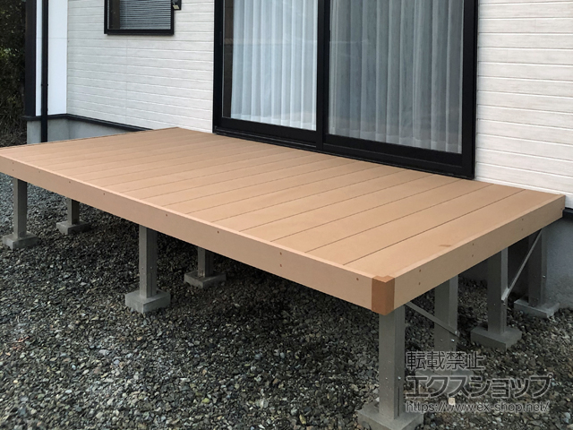 熊本県菊池郡大津町ののウッドデッキ リウッドデッキ 200 施工例