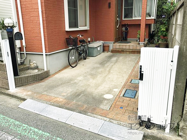 千葉県千葉市ののカーゲート トリップゲート RB型 ノンレール 片開き 35S 施工例