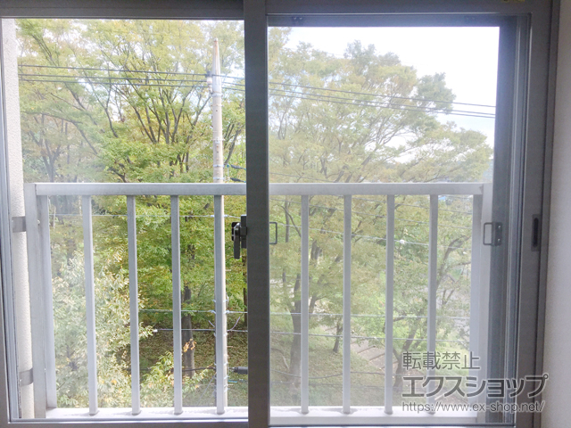 神奈川県横浜市のの二重窓（内窓） インプラス ダストバリア仕様 引違い窓 2枚建 施工例