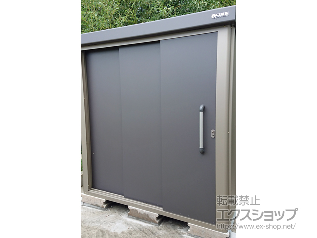 宮崎県児湯郡高鍋町のの物置・屋外倉庫 エスケーエイト SK8-70 一般型 1800×1200×1940 SK8-70-GK 施工例