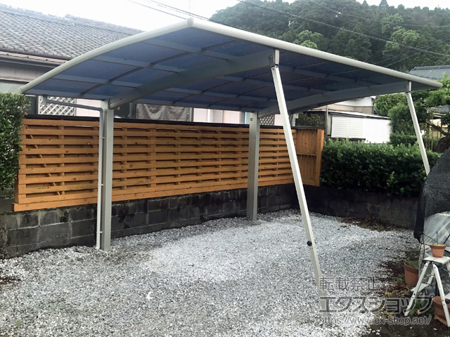 宮崎県宮崎市ののカーポート プレシオスポート 積雪〜20cm対応 施工例
