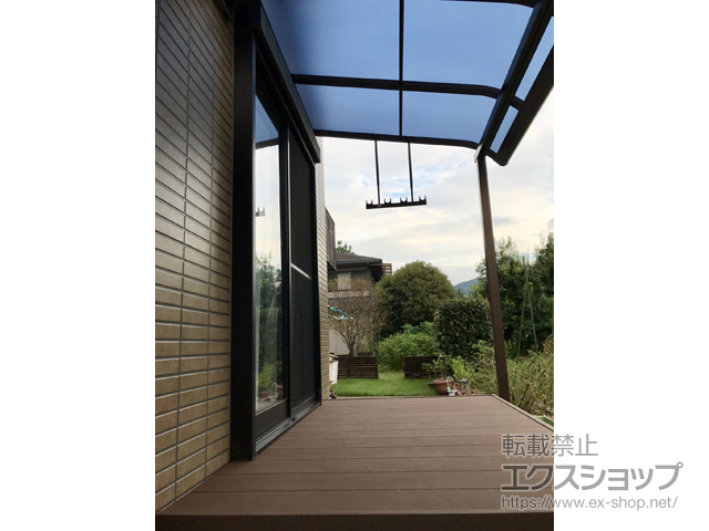 兵庫県丹波市ののウッドデッキ マージウッドデッキ 施工例