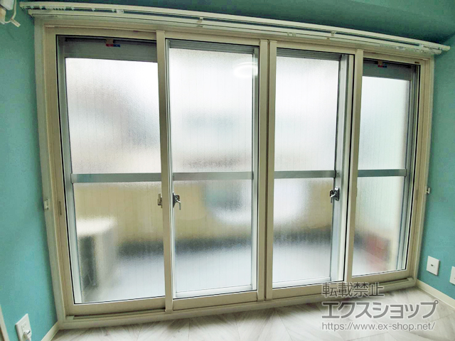 東京都新宿区のの二重窓（内窓） インプラス ダストバリア仕様 引違い窓 4枚建 施工例