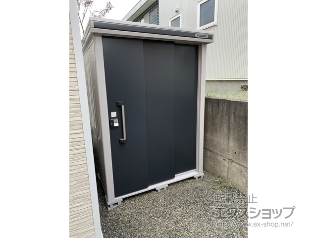 北海道札幌市のの物置・屋外倉庫 エルモ 一般型 （LMD-1525） 施工例