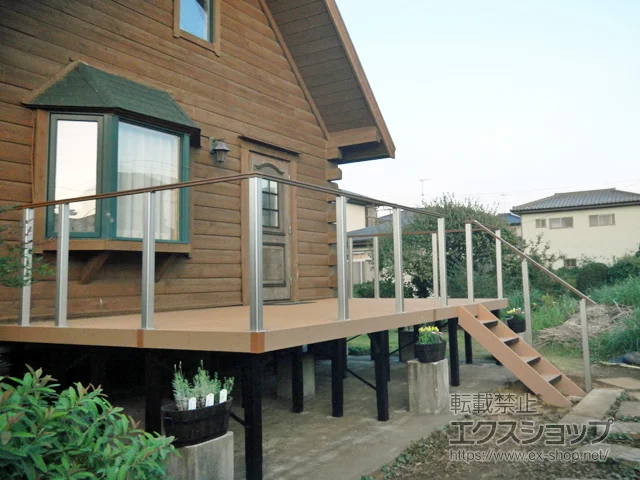 茨城県牛久市のYKKAPのウッドデッキ リウッドデッキ 200 施工例