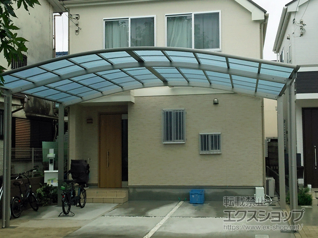 東京都調布市ののカーポート レイナツインポートグラン　積雪〜20cm対応 施工例