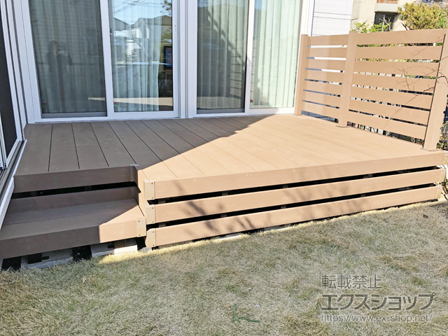 神奈川県鎌倉市ののウッドデッキ リウッドデッキ 200 施工例