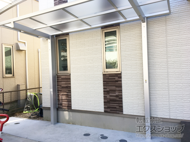 愛知県大府市ののテラス屋根 レボリューD テラスタイプ 単体 積雪〜20cm対応 施工例