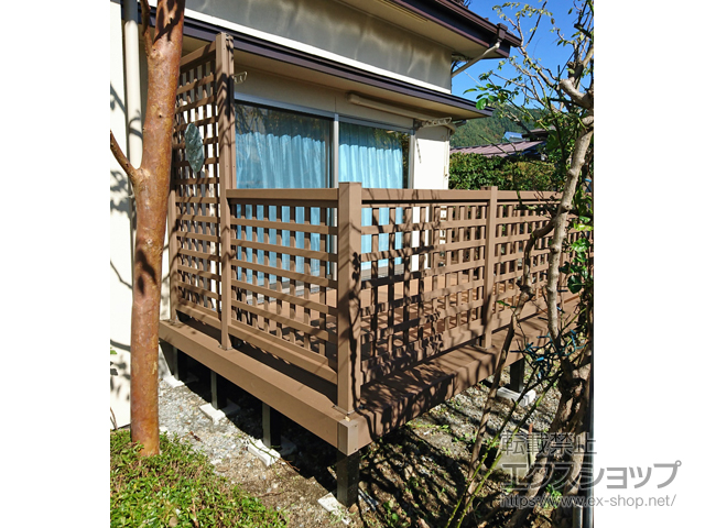 山梨県南都留郡富士河口湖町ののウッドデッキ リウッドデッキ 200 施工例