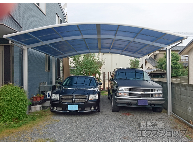 岡山県倉敷市ののカーポート レイナツインポートグラン　積雪〜20cm対応 施工例