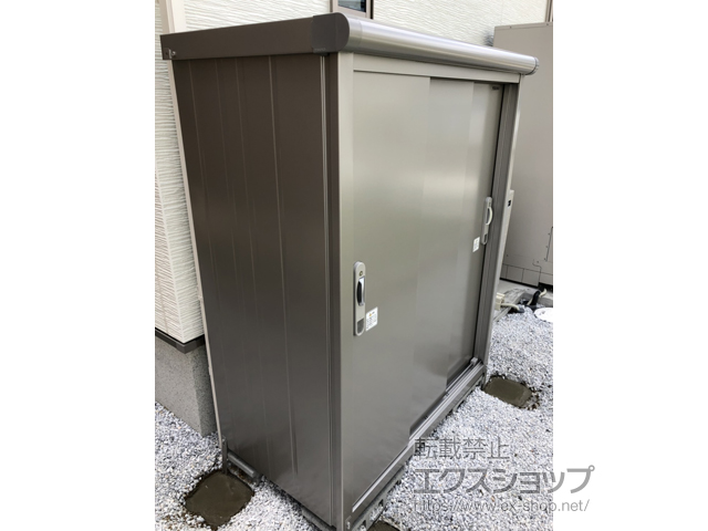 福岡県糸島市のの物置・屋外倉庫 エスモ 一般型 1200×650×1501 ESE-1206E-SS 施工例