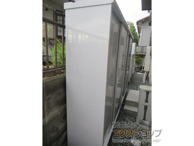 神奈川県横浜市のの物置・屋外倉庫 シンプリー 一般型 1520×515×1903〈A〉 MJX-155E-FS 施工例