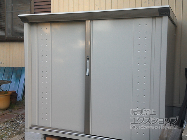 愛知県岡崎市のの物置・屋外倉庫 グランプレステージジャンプ ( GP-135D-F-MW) 施工例