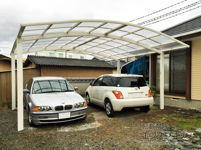 徳島県板野郡北島町ののカーポート レイナツインポートグラン　積雪〜20cm対応 施工例