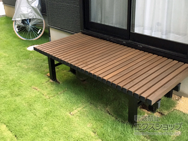 東京都町田市ののウッドデッキ 濡縁(ぬれえん) 木樹脂タイプ 施工例