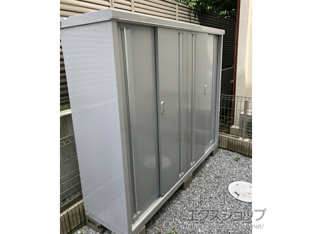 東京都西東京市のの物置・屋外倉庫 シンプリー 一般型 1940×515×1603 MJX-195D-P-FS 施工例