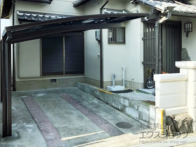 大阪府岸和田市のValue Selectのカーポート プレシオスポート 積雪～20cm対応 施工例