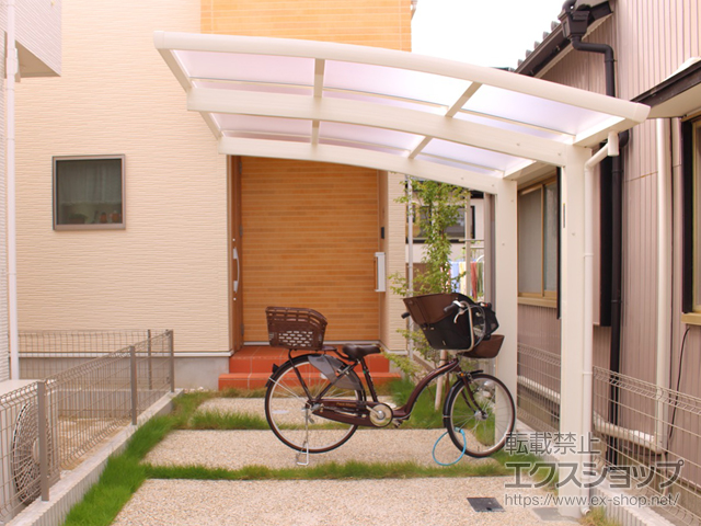 愛知県岩倉市ののサイクルポート・駐輪場 レイナポートグランミニ 積雪〜20cm対応 施工例