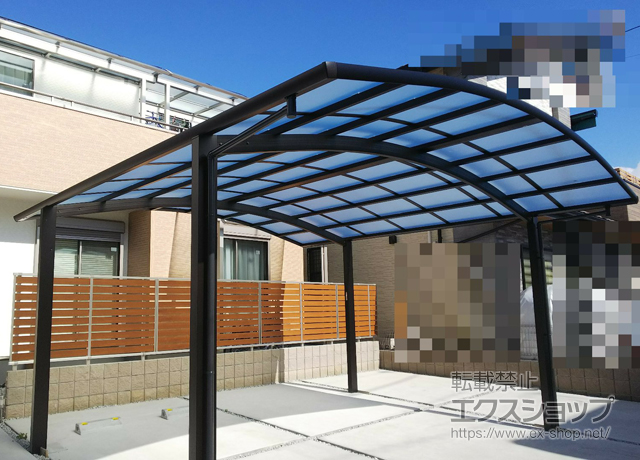 奈良県奈良市ののカーポート レイナツインポートグラン　積雪〜20cm対応 施工例