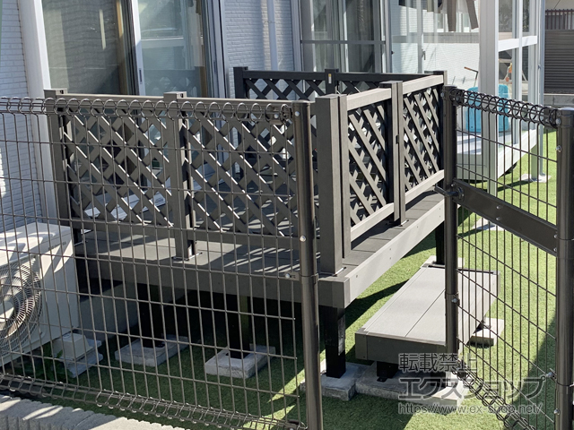 千葉県柏市ののウッドデッキ リウッドデッキ 200 施工例