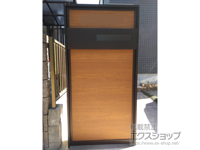 千葉県市川市のの機能門柱・ポスト ルシアスウォール01型 W08 施工例