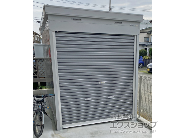 神奈川県平塚市のイナバ倉庫 ガレージ施工例 バイク保管庫 一般型 土間タイプ 1790 3050 75 スタンダード Fxn 1730s 3 神奈川県平塚市のイナバ倉庫 ガレージ施工例 バイク保管庫 一般型 土間タイプ 1790 3050 75 スタンダード Fxn 1730s 3