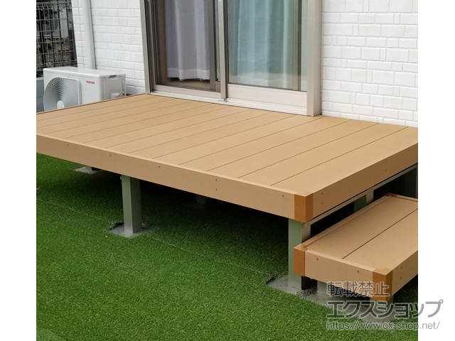 神奈川県相模原市ののウッドデッキ マージウッドデッキ 施工例