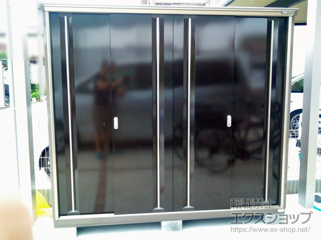 東京都立川市のの物置・屋外倉庫 ナイソーシスター　2160×720×1903（KMW-217E-P） KMW-217E-P 施工例