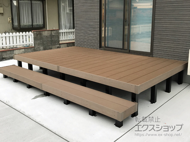 宮城県加美郡加美町ののウッドデッキ リウッドデッキ 200 施工例