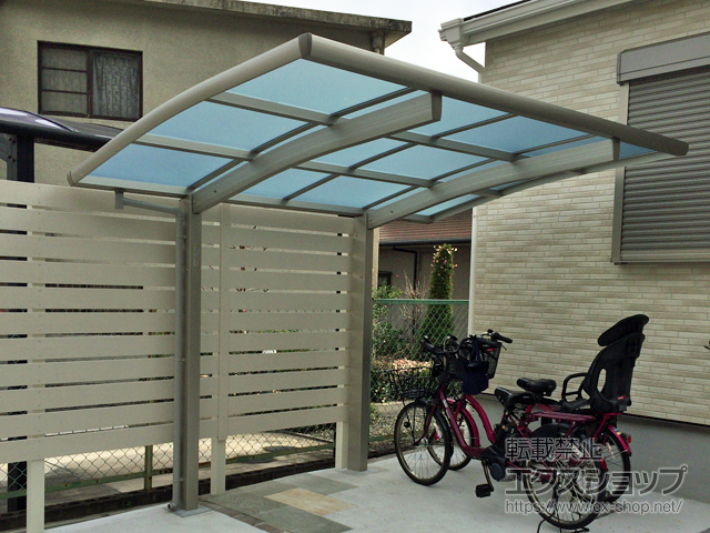 大阪府枚方市ののサイクルポート・駐輪場 レイナポートグランミニ 積雪〜20cm対応 施工例