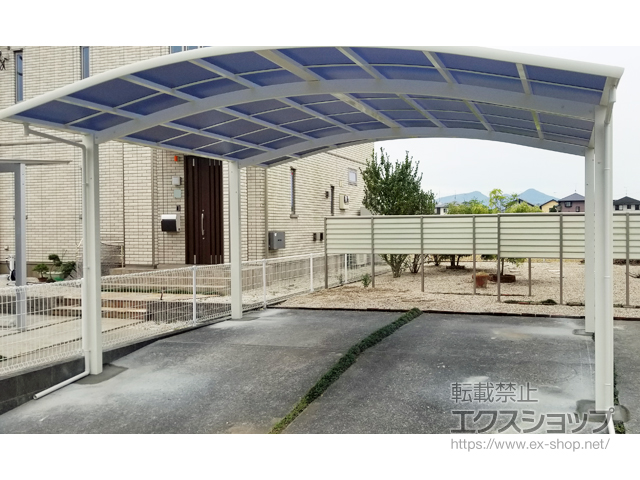 佐賀県小城市ののカーポート レイナツインポートグラン　積雪〜20cm対応 施工例