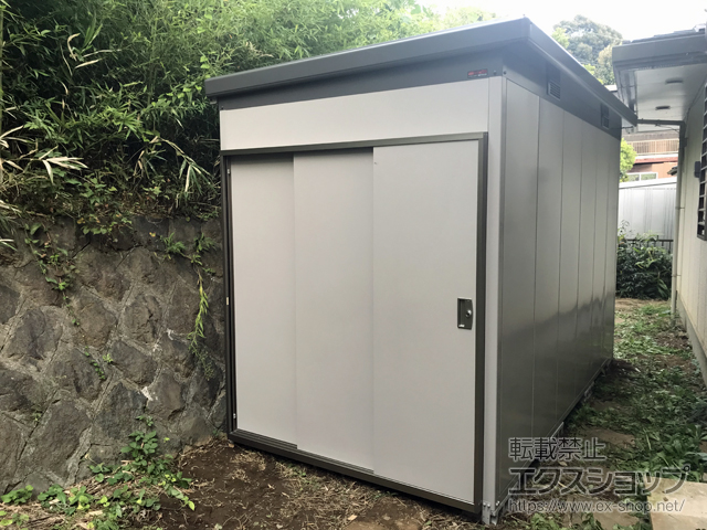 神奈川県横浜市のの物置・屋外倉庫 ナイソー 一般型 3620×1880×2440 SMK-68H 施工例