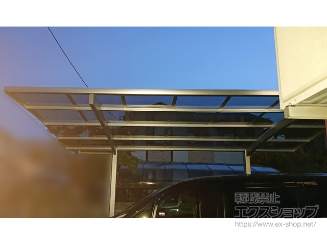 山形県南陽市ののカーポート プレシオスポート 積雪〜20cm対応 施工例