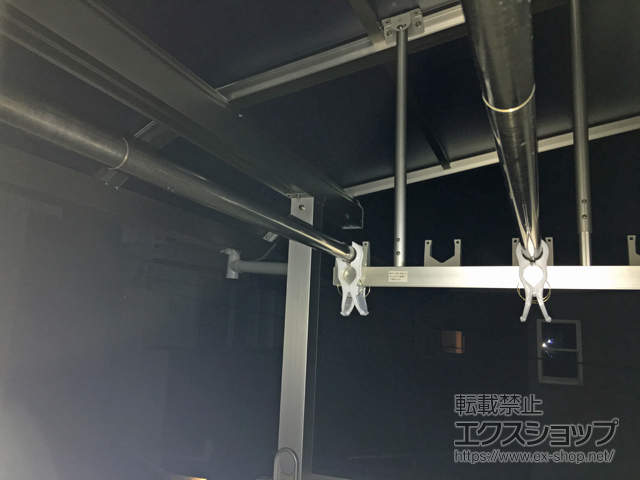 大阪府堺市ののバルコニー・ベランダ屋根 ソラリア R型 屋根タイプ 単体 積雪〜20cm対応 施工例