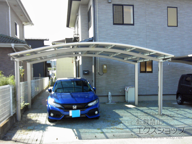 宮城県柴田郡大河原町ののカーポート レイナツインポートグラン　積雪〜20cm対応 施工例