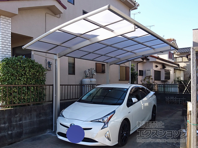 千葉県野田市ののカーポート プレシオスポート 積雪〜20cm対応 施工例