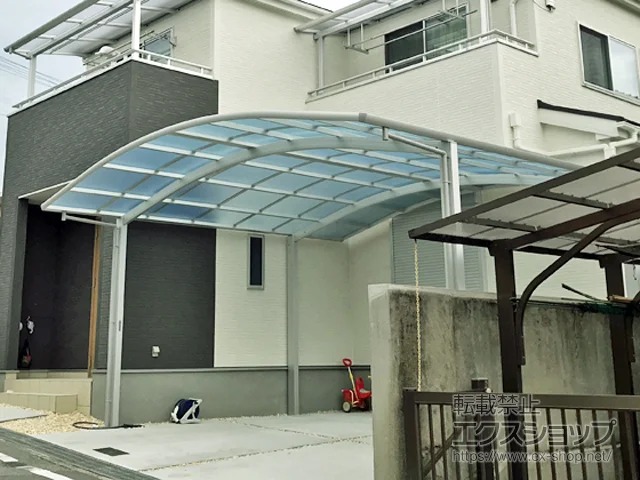 ���Ɍ����Ύs��YKKAP�̃J�[�|�[�g ���C�i�c�C���|�[�g�O�����@�ϐ�`20cm�Ή� �{�H��