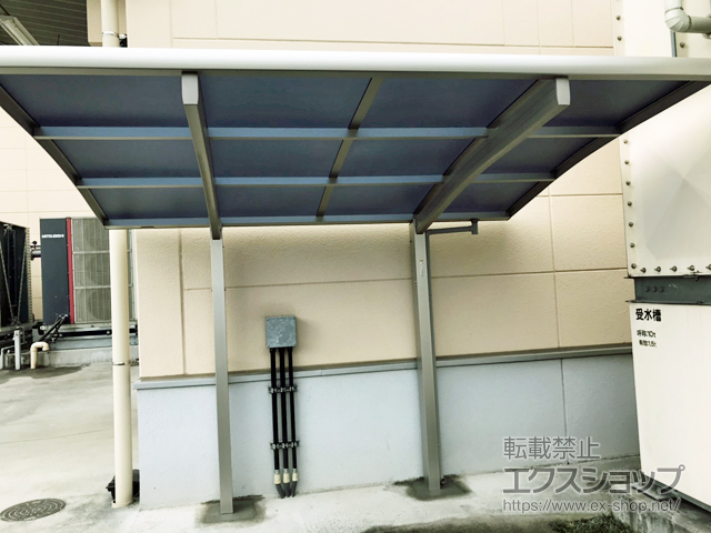 埼玉県川口市ののサイクルポート・駐輪場 プレシオスポート ミニ 積雪〜20cm対応 施工例