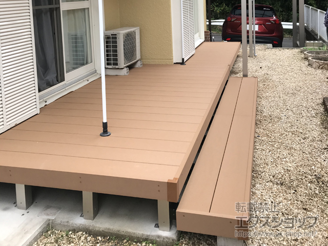 広島県東広島市ののウッドデッキ リウッドデッキ 200 施工例