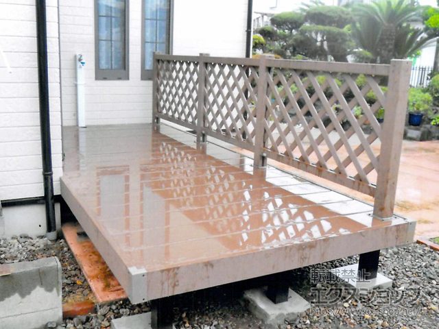 神奈川県綾瀬市ののウッドデッキ リウッドデッキ 200 施工例