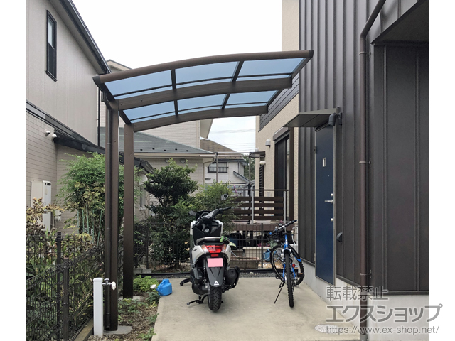 東京都八王子市ののサイクルポート・駐輪場 レイナポートグランミニ 積雪〜20cm対応 施工例