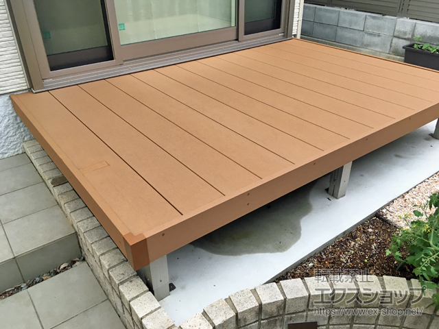 京都府亀岡市ののウッドデッキ リウッドデッキ 200 施工例