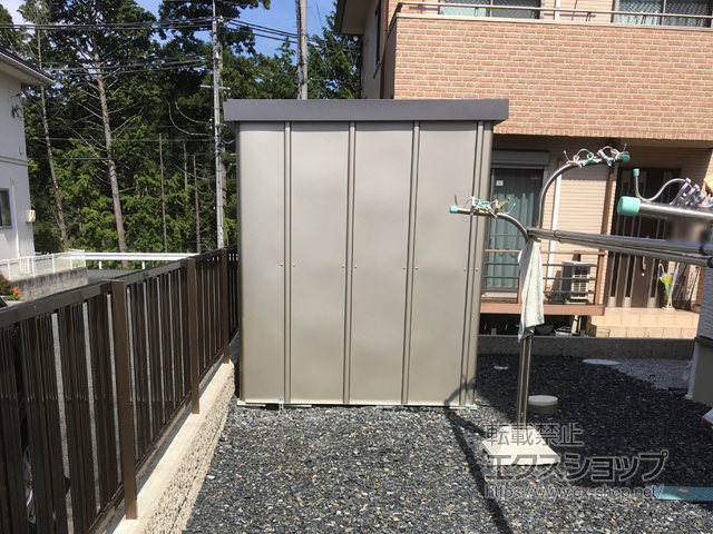 岡山県津山市のの物置・屋外倉庫 エスケーエイト 一般型 ( SK8-100-GK) 施工例