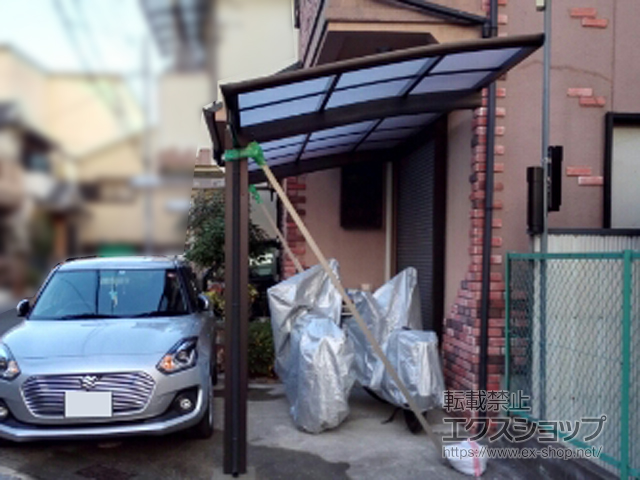 大阪府松原市ののカーポート プレシオスポート 積雪〜20cm対応 施工例