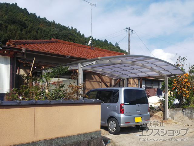 大分県日田市ののカーポート レイナツインポートグラン　積雪〜20cm対応 施工例
