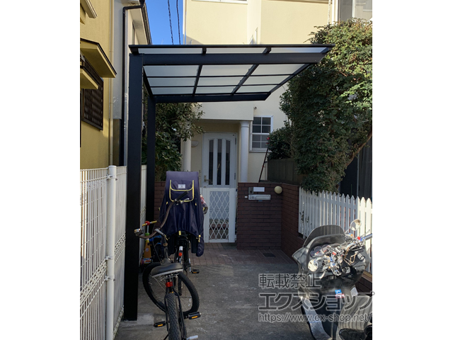 東京都中野区ののサイクルポート・駐輪場 ネスカFミニ (フラットスタイル) 積雪〜20cm対応 施工例