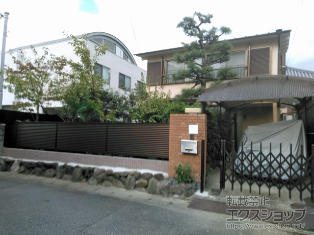 京都府京都市ののカーゲート トリップゲート NC型 ノンキャスター 片開き 26S 施工例