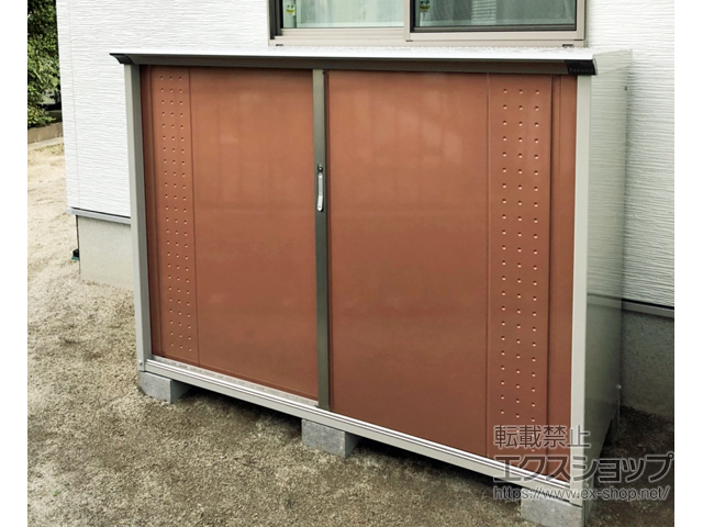 福岡県朝倉市のの物置・屋外倉庫 グランプレステージジャンプ 1879×750×1400 GP-197C-F-TR 施工例