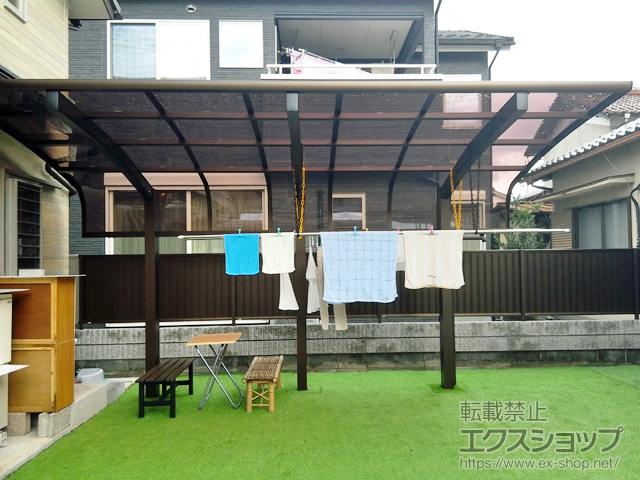 京都府舞鶴市ののカーポート レイナキャップポートグラン50　積雪〜50cm対応 施工例